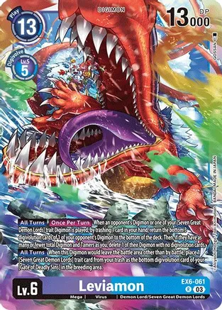 Leviamon - EX6-061 - R - Foil